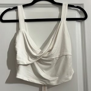 White olivaceous top